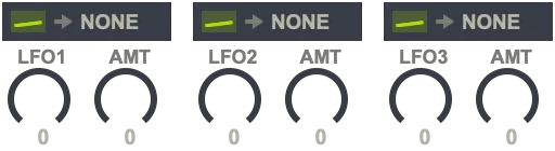 LFO1 - LFO3
