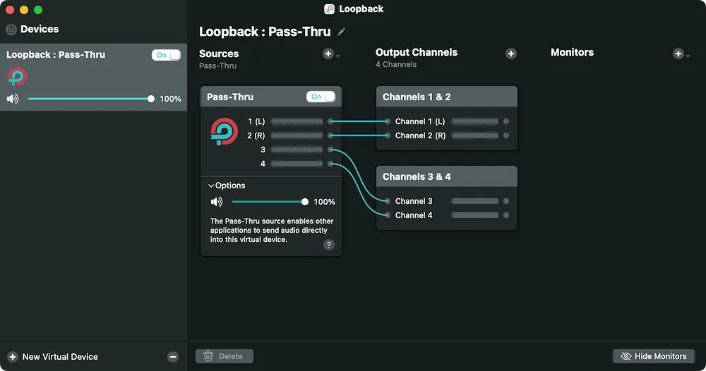 Loopback Settings