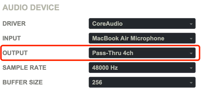 2020 Settings