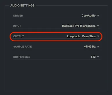 2020 Settings