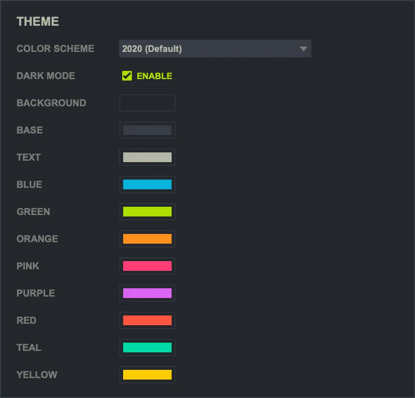 Theme Editor